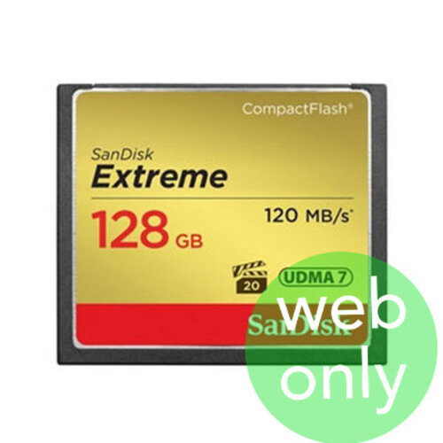 Sandisk 128GB Extreme 120mb/s Compact Flash 