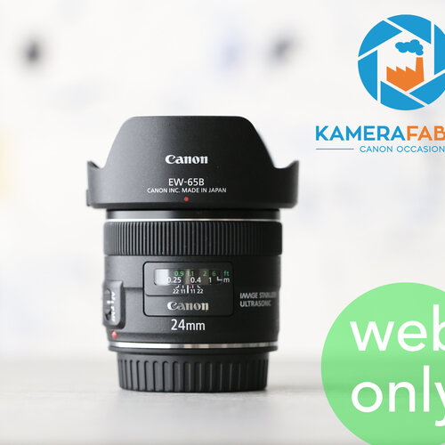 Canon EF 24mm f/2.8 IS USM + Canon EW-65B 