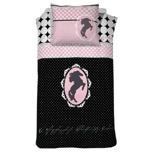 Damai kids Damai Dekbedovertrek cavallo140x220 pink 69