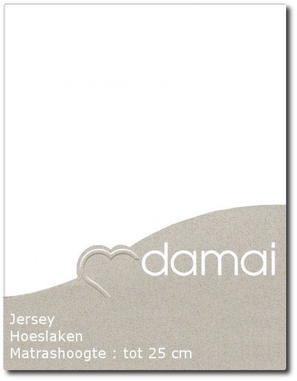 Damai Hoeslaken Double Jersey Wit Damai Multiform
