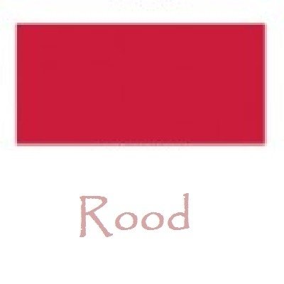 Hoeslaken Bella Lucia Rood  90/100 x 200/210