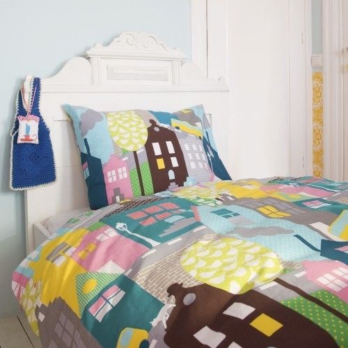 Beddinghouse Kids Beddinghouse Houses Pink 140x200/220