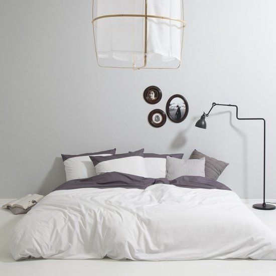 Damai Damai Dekbedovertrek Katoen 140 x 200/220 cm repeat white