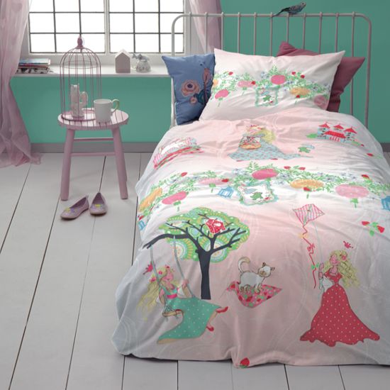 Cinderella Cinderella Dekbedovertrek Katoen 140 x 200 cm dreamland pink