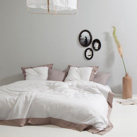 Damai Damai Dekbedovertrek Katoen 200 x 200/220 cm stillness white