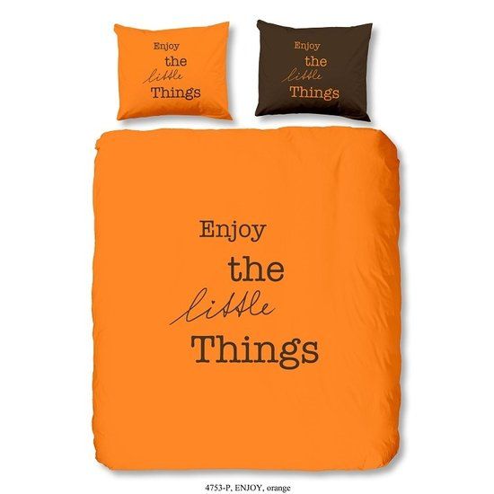 Goodmorning Dekbedovertrek Enjoy Oranje 240 x 200/220