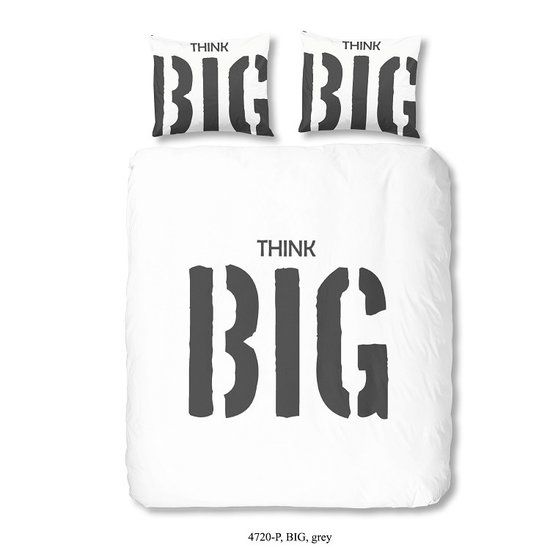 Goodmorning Dekbedovertrek Big Grijs