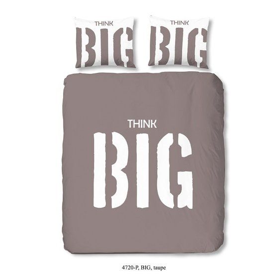 Goodmorning Dekbedovertrek Big Taupe 240 x 200/220