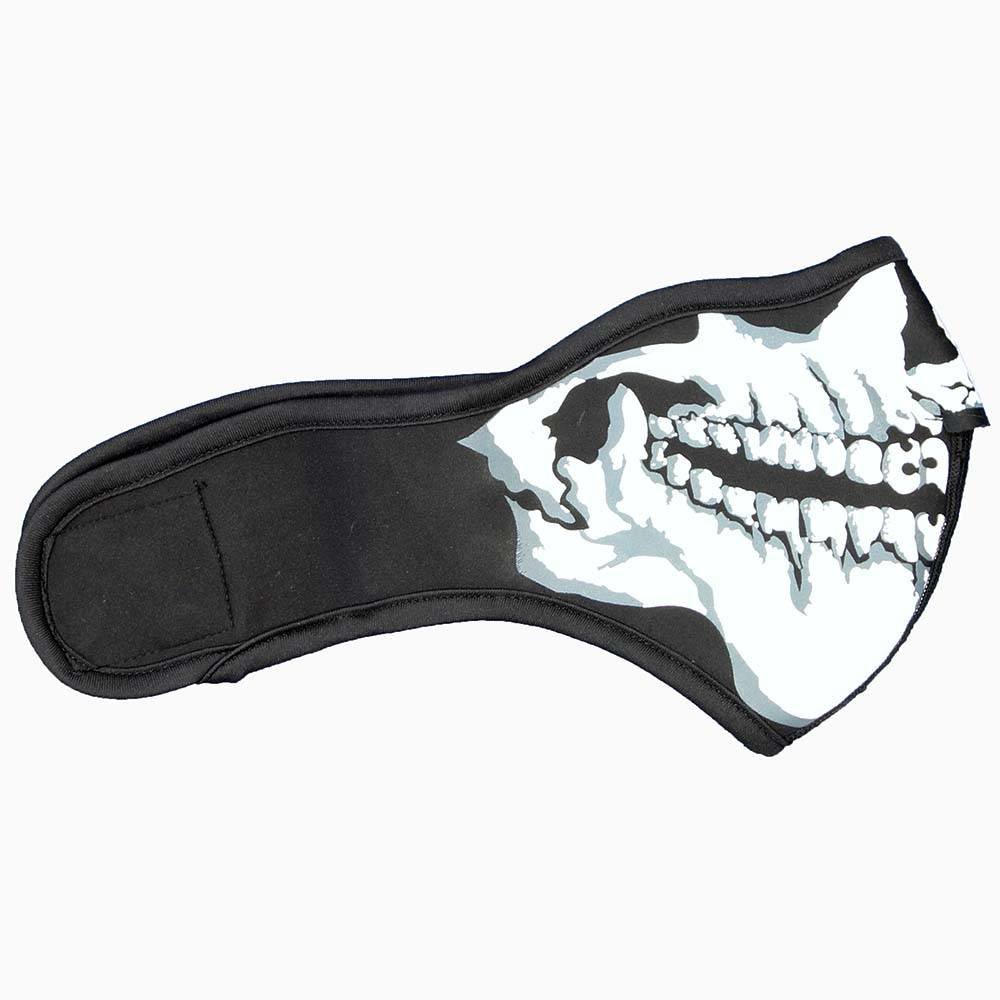Facemask Mouth Cap Black or Black/Skull Print Black/White - Official Merchandise