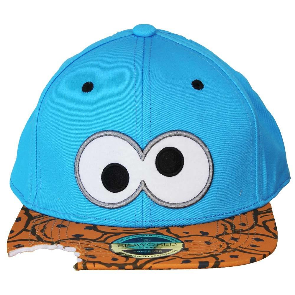 Sesame Street / Sesamstraat Sesame Street Cookie Monster Snapback Cap Blue - Official Merchandise Sesame Street / Sesamstraat Sesame Street Cookie Monster Snapback Cap Blue - Official Merchandise
