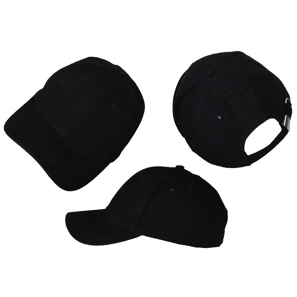 Basics Basic Plain Cap Black 3-Pack Basics Basic Plain Cap Black 3-Pack