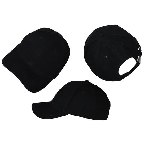 Basics Basic Plain Cap Black 3-Pack Basics Basic Plain Cap Black 3-Pack