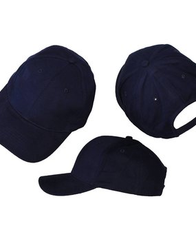 Basics Basic Blank Cap Dark Navy Blue 3 Pieces Basics Basic Blank Cap Dark Navy Blue 3 Pieces