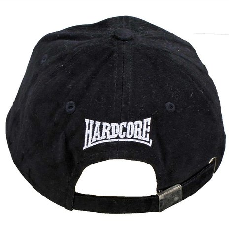 Hardcore Hardcore Adjustable Cap Hat Black/White Hardcore Hardcore Adjustable Cap Hat Black/White