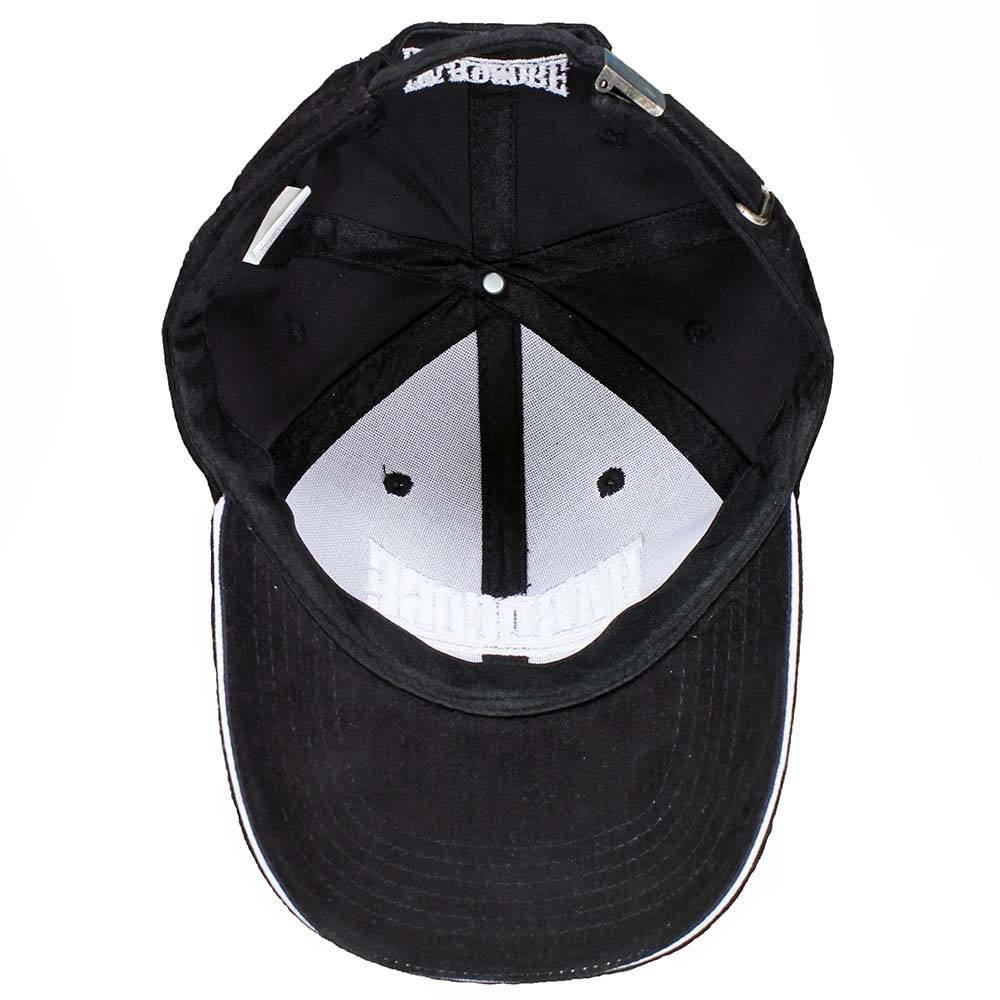 Hardcore Hardcore Adjustable Cap Hat Black/White Hardcore Hardcore Adjustable Cap Hat Black/White