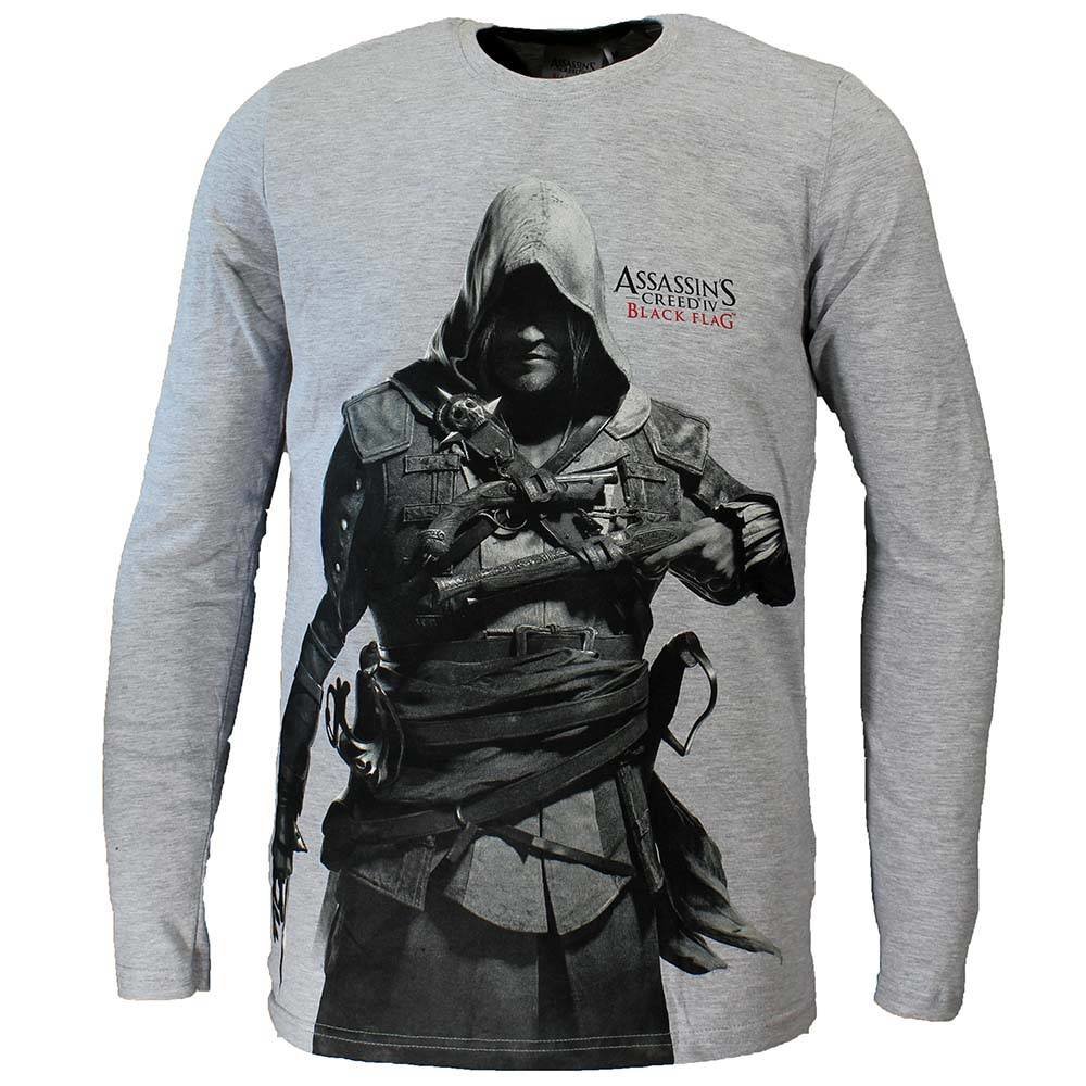 Assassin's Creed Assassins Creed Black Flag Longsleeve Grey - Official Merchandise Assassin's Creed Assassins Creed Black Flag Longsleeve Grey - Official Merchandise