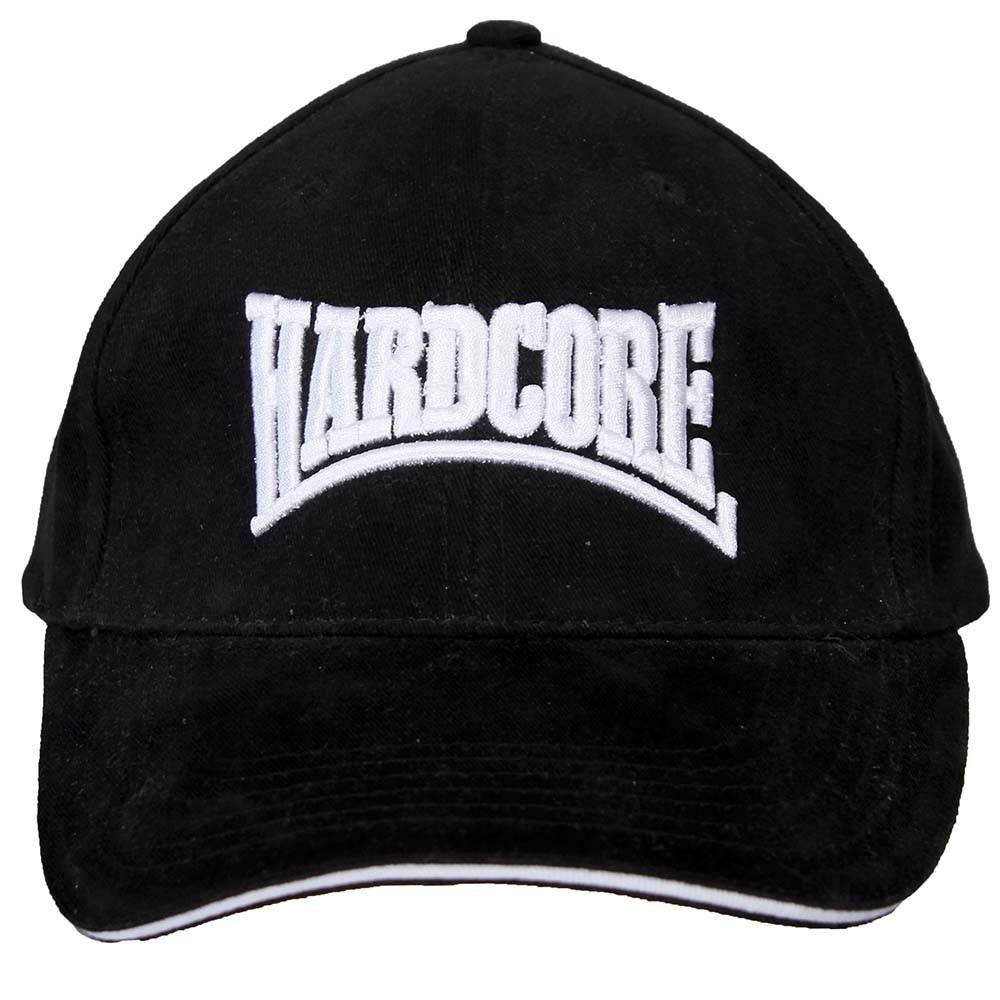 Hardcore Hardcore Adjustable Cap Hat Black/White Hardcore Hardcore Adjustable Cap Hat Black/White