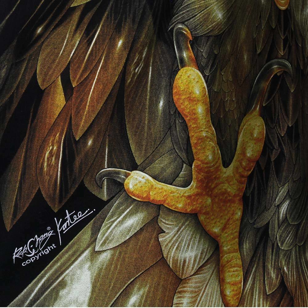 Rock Chang Glow in the Dark Attacking Eagle T-Shirt Mehrfarbig Rock Chang Glow in the Dark Attacking Eagle T-Shirt Mehrfarbig