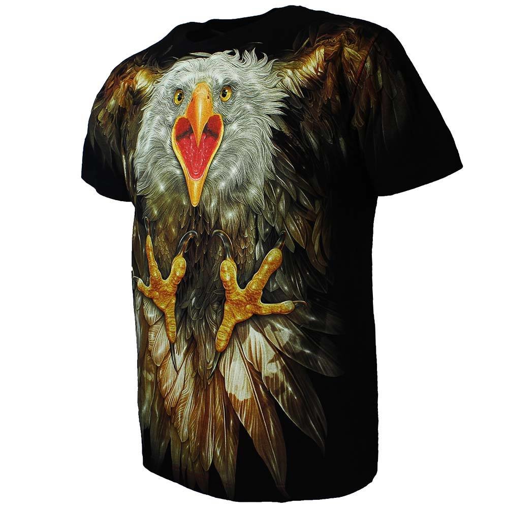 Rock Chang Glow in the Dark Attacking Eagle T-Shirt Mehrfarbig Rock Chang Glow in the Dark Attacking Eagle T-Shirt Mehrfarbig