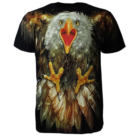 Rock Chang Glow Attacking Eagle T Shirt Worldwide Shipping Popmerch