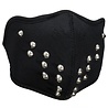 Facemasks Mondkap Skimasker Facemask met Metalen Studs Zwart / Zilver