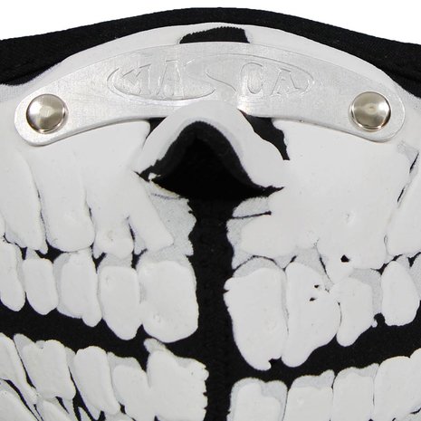 Face Mask Ski Mask Dracula Animal Skeleton Print Black / White Face Mask Ski Mask Dracula Animal Skeleton Print Black / White