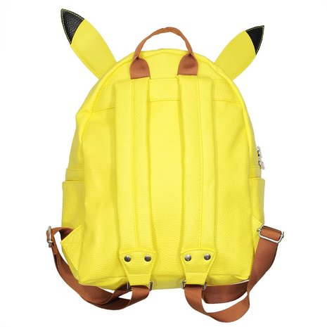 Pokémon Pokémon Pikachu PU-Lederrucksack mit Ohren, Gelb – offizielles Merchandise Pokémon Pokémon Pikachu PU-Lederrucksack mit Ohren, Gelb – offizielles Merchandise