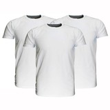Basics Fruit Of The Loom Blanco Katoenen T-Shirts 3 stuks pakket Wit Basics Fruit Of The Loom Blanco Katoenen T-Shirts 3 stuks pakket Wit
