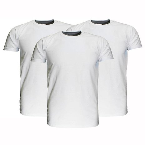 Basics Fruit Of The Loom Plain Basic Cotton T-Shirts 3 Pieces Package White