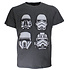 Star Wars Storm Trooper T-Shirt Vier Masken Star Wars Storm Trooper T-Shirt Vier Masken