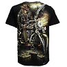 Rock Eagle / Biker T-Shirts Biker Skeleton With Gun T-Shirt Black Rock Eagle / Biker T-Shirts Biker Skeleton With Gun T-Shirt Black