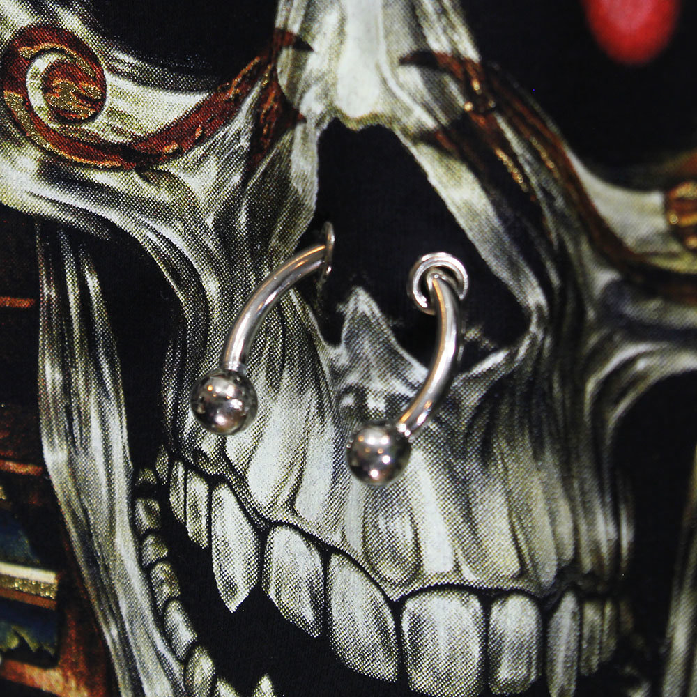 Pharao Skull 3D T-Shirt Glow in The Dark Black