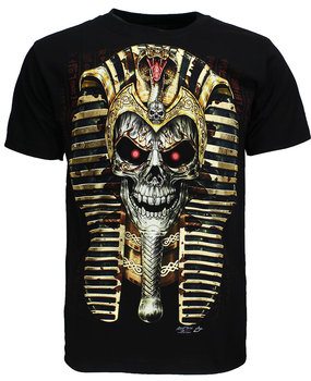 Pharao-Schädel 3D-T-Shirt, leuchtet im Dunkeln Pharao-Schädel 3D-T-Shirt, leuchtet im Dunkeln