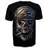 Durchbohrtes Skull Rock 3D Glow in the Dark T-Shirt Durchbohrtes Skull Rock 3D Glow in the Dark T-Shirt