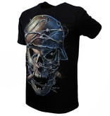 Welp Pierced Skull Rock 3D Glow in the Dark T-Shirt Black - Popmerch.com GF-27