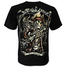 Rock Eagle / Biker T-Shirts Pirate King Undead Glow in the Dark T-Shirt Black Rock Eagle / Biker T-Shirts Pirate King Undead Glow in the Dark T-Shirt Black