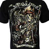 Rock Eagle / Biker T-Shirts Pirate King Undead Glow in the Dark T-Shirt Black Rock Eagle / Biker T-Shirts Pirate King Undead Glow in the Dark T-Shirt Black
