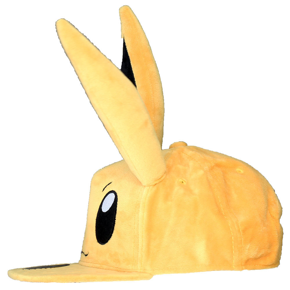 Pokémon Pokémon Eevee Pluche Snapback Cap Pet met Oren Officieel Pokémon Pokémon Eevee Pluche Snapback Cap Pet met Oren Officieel
