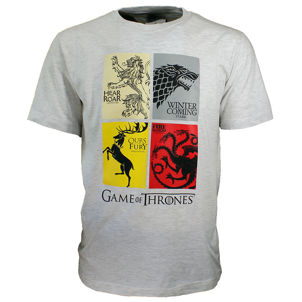 Game of Thrones Game of Thrones Heirs to the Throne T-Shirt Grijs Game of Thrones Game of Thrones Heirs to the Throne T-Shirt Grijs