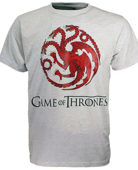 Game of Thrones Game of Thrones Dragon T-Shirt Grey Game of Thrones Game of Thrones Dragon T-Shirt Grey