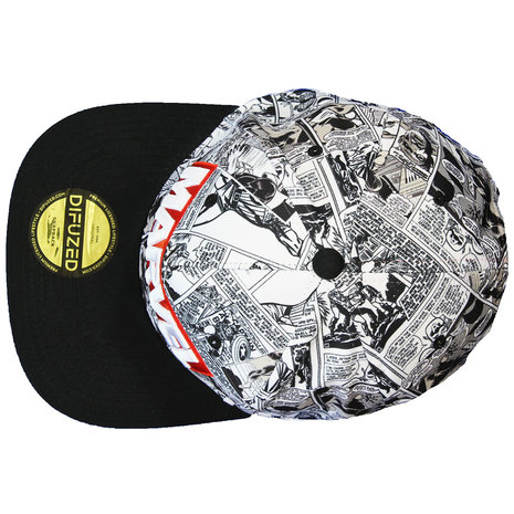 Marvel Comics Marvel Comics Classic Red and White Logo Snapback Cap - Official Merchandise Marvel Comics Marvel Comics Classic Red and White Logo Snapback Cap - Official Merchandise
