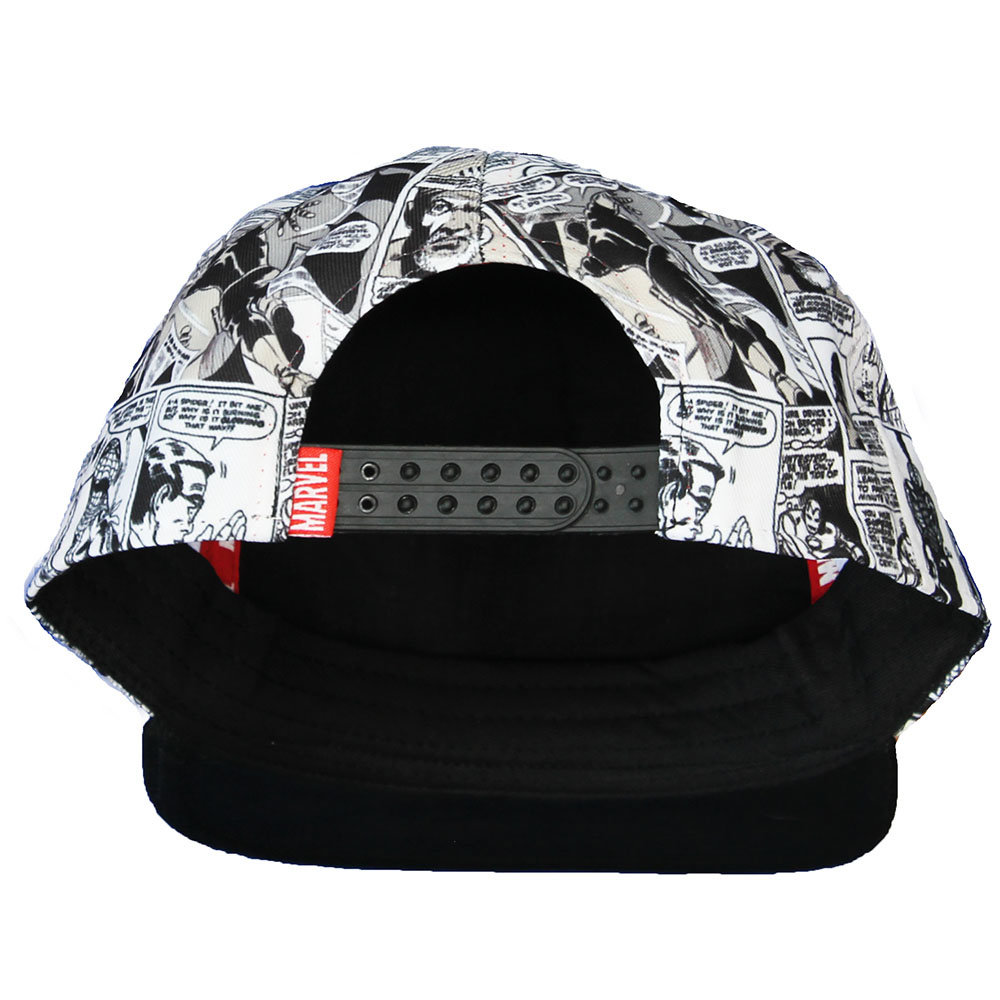Marvel Comics Marvel Comics Classic Red and White Logo Snapback Cap - Official Merchandise Marvel Comics Marvel Comics Classic Red and White Logo Snapback Cap - Official Merchandise