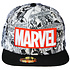 Marvel Comics klassische rot-weiße Logo-Snapback-Kappe Pet Marvel Comics klassische rot-weiße Logo-Snapback-Kappe Pet