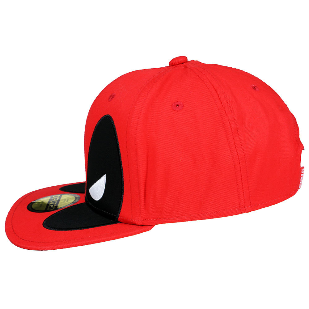 Deadpool Marvel Deadpool Big Face Snapback Cap Pet - Officiële Merchandise Deadpool Marvel Deadpool Big Face Snapback Cap Pet - Officiële Merchandise