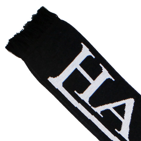 Hardcore Hardcore Logo Gabber Gestrickter Winterschal Schwarz Hardcore Hardcore Logo Gabber Gestrickter Winterschal Schwarz