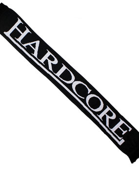 Hardcore Gestrickter Winterschal mit Hardcore-Logo von Gabber Hardcore Gestrickter Winterschal mit Hardcore-Logo von Gabber
