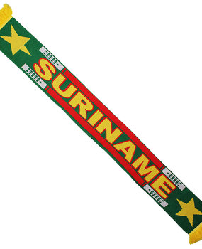 Suriname Gestrickter Winterschal mit Suriname-Flagge Suriname Gestrickter Winterschal mit Suriname-Flagge
