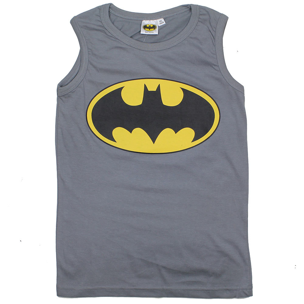 Batman DC Comics Batman Kinder Tank Top Grijs - Officiële Merchandise Batman DC Comics Batman Kinder Tank Top Grijs - Officiële Merchandise
