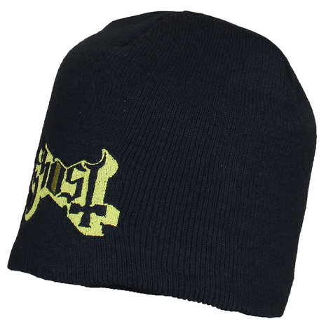 Band Merchandise Ghost Band Logo Beanie Hat Black - Official Merchandise