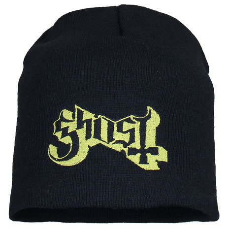 Band Merchandise Ghost Band Logo Beanie Hat Black - Official Merchandise